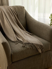 Bamboo Viscose Tassel Throw