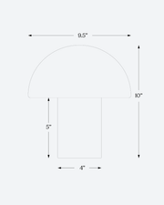Terrazzo Base Dome Table Lamp