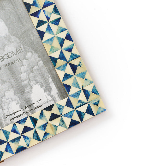 Cobalt Bone Tile Picture Frame