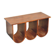 Arch-Base Mango Wood Coffee Table