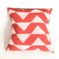Resist-Painted Cotton Pillow Cover
