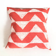 Resist-Painted Cotton Pillow Cover