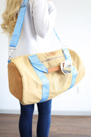Ripstop Leather-Trim Weekender Duffel