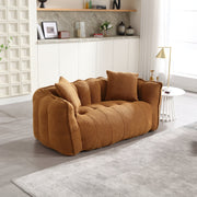 Channel-Tufted Boucle Loveseat Sofa — additional product view 15