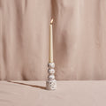 Terrazzo Stacked Sphere Taper Holder