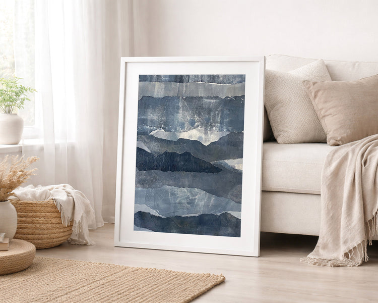 Monotype Blue Ridge Framed Print
