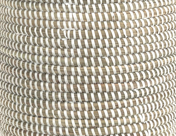 White Millet Grass Catchall & Planter Basket