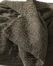 Boucle-Texture Oversized Throw Blanket