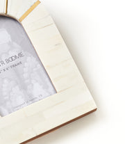 Cream Bone Tile Arch Picture Frame, 5.5 x 3.5 Photo