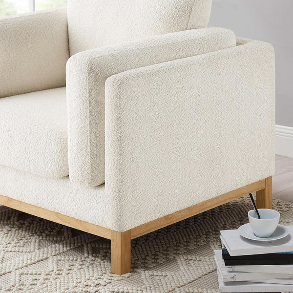 Boucle Upholstered Accent Chair – chair (view 4) | Roost & Roam