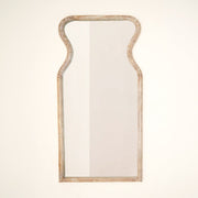 Whitewashed Mango Wood Full-Length Mirror