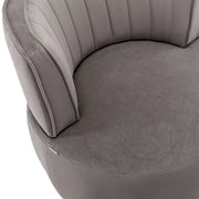 Channel-Tufted Velvet Swivel Accent Chair — additional product view 13
