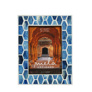 Blue Bone Inlay Hive Photo Frame