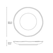 Speckled Ceramic Dinner Plate Set