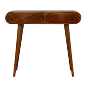 Rounded Mango Wood Console Table