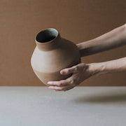 Wheel-Thrown Mixed Clay Ceramic Vase