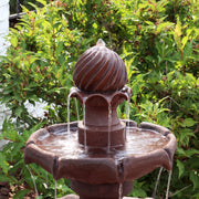 Two-Tier Solar Outdoor Water Fountain
