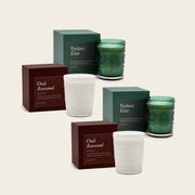 Embossed Glass Scented Candle