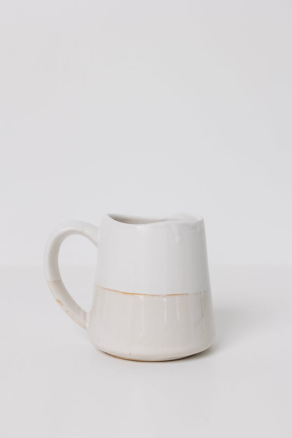 Two-Tone Stoneware Coffee Mug Set