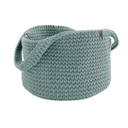 Chunky Crochet Round Storage Basket