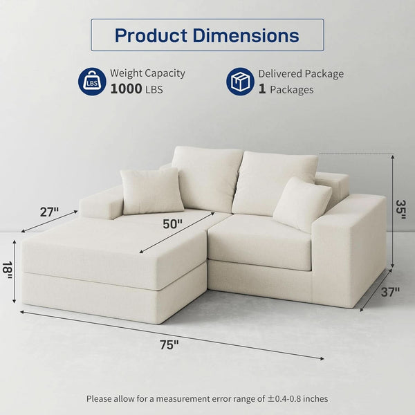Modular Fabric Sectional Sofa