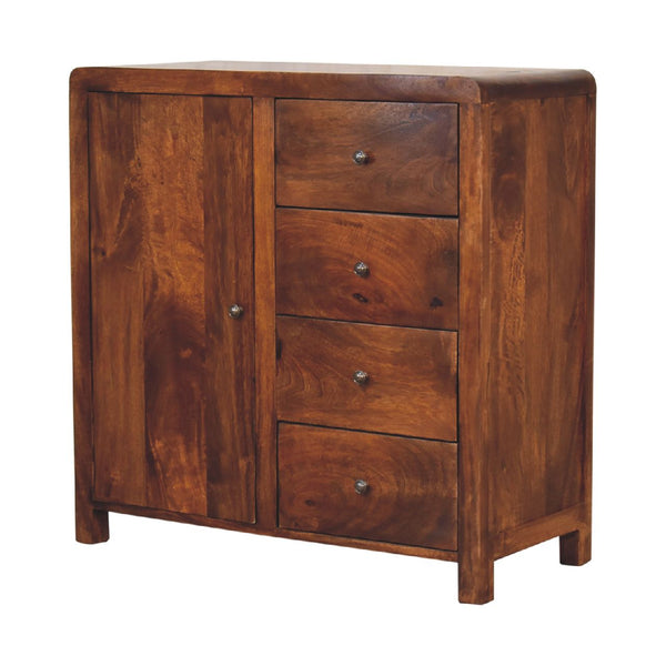 Chestnut Mango Wood Storage Cabinet