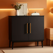 Matte Black Two-Door Storage Sideboard – in black | Roost & Roam