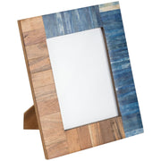 Inlaid Wood and Bone Picture Frame