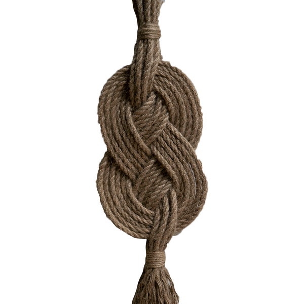 Knotted Jute Fiber Wall Hanging