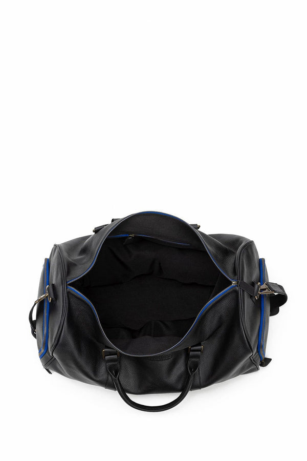 Full-Grain Leather Weekender Duffle Bag