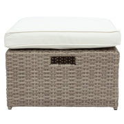 All-Weather Woven Rattan Seating Set — packaging and unboxing view