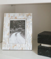 Mother of Pearl Mosaic Picture Frame