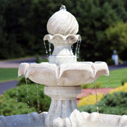Two-Tier Solar Outdoor Water Fountain