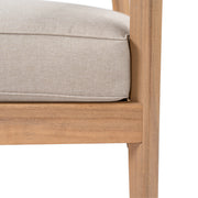 Acacia Wood Outdoor Club Chair