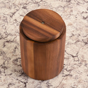 Rotating Acacia Wood Utensil Holder