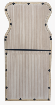 Whitewashed Mango Wood Full-Length Mirror