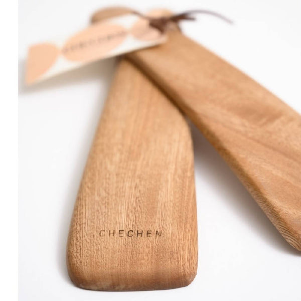 Rosa Morada Wood Salad Servers