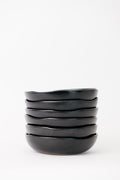 Matte Black Ceramic Bowl Set
