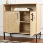 Arched Rattan Panel Buffet Cabinet – buffet (view 5) | Roost & Roam