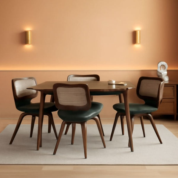 Cane-Back Swivel Armchair Dining Chair – dining room set | Roost & Roam