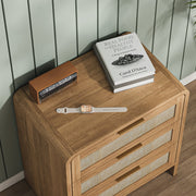 Rattan-Front Curved Nightstand Set — additional product view 12