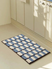 Checker Tufted Bath Rug