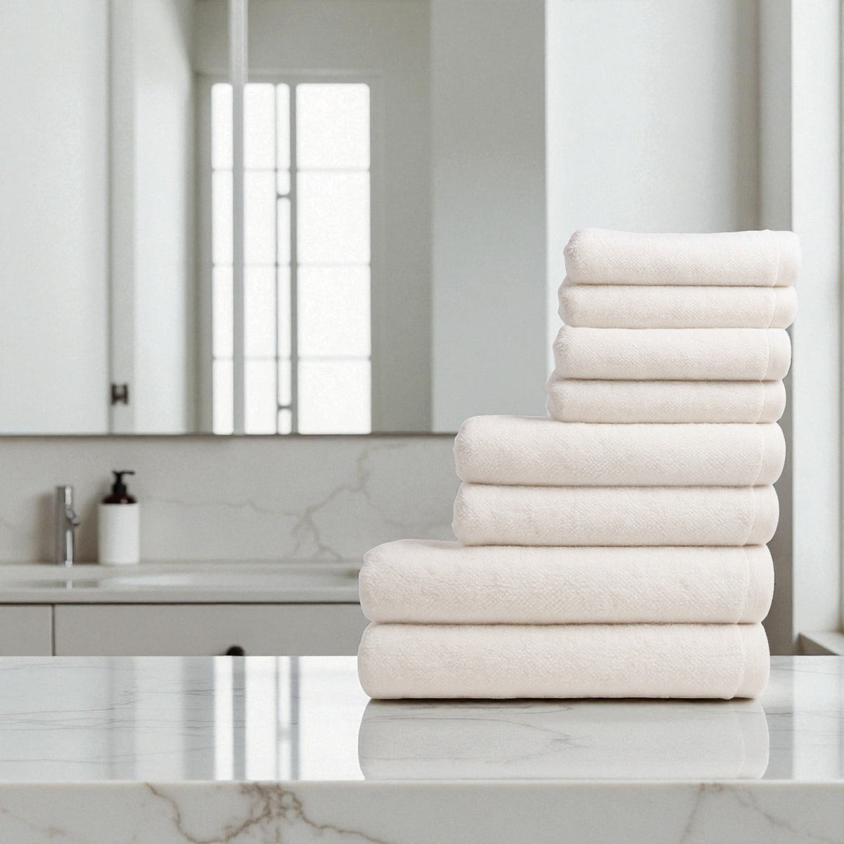 The towel that makes the whole bathroom feel considered.