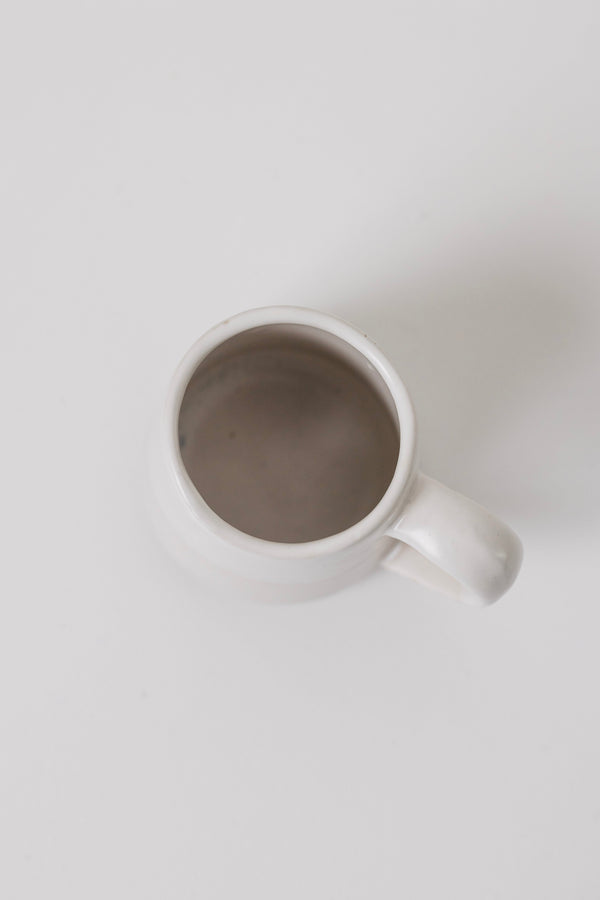 Two-Tone Stoneware Coffee Mug Set