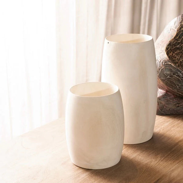 Hand-Finished Timber Vase