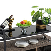Woven Wicker Outdoor Bar Cart — additional product view 13