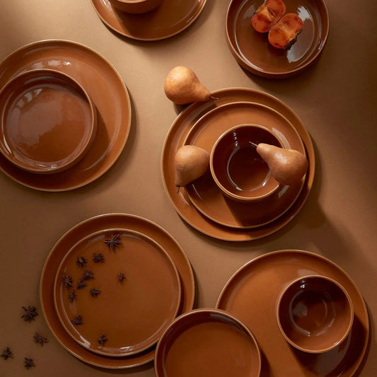Tunisian Glazed Stoneware Dinnerware Set
