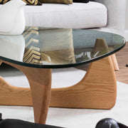 Glass Top Mid-Century Coffee Table