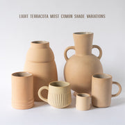Handled Stoneware Amphora Vase