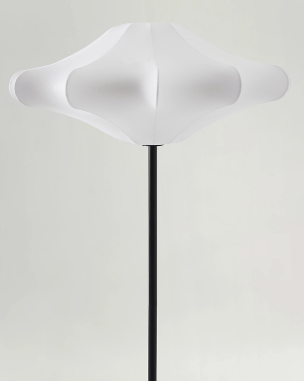 Sculptural Resin Shade Floor Lamp